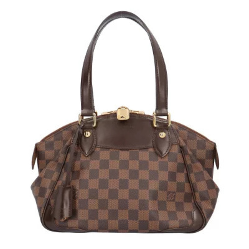 Louis Vuitton Verona Damier Handbag Canvas Brown